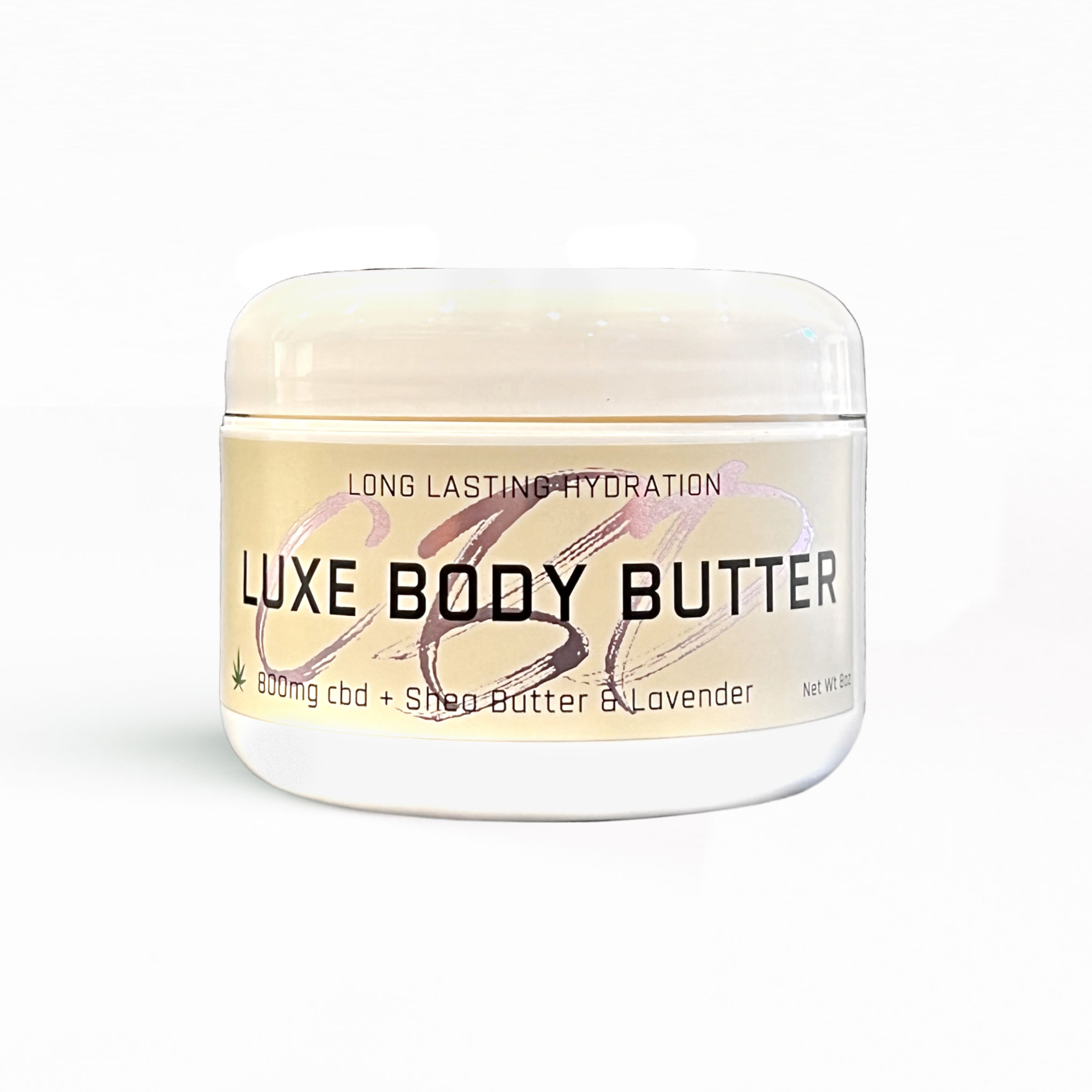 Organic CBD Lotion - Luxe Body Butter - 8oz